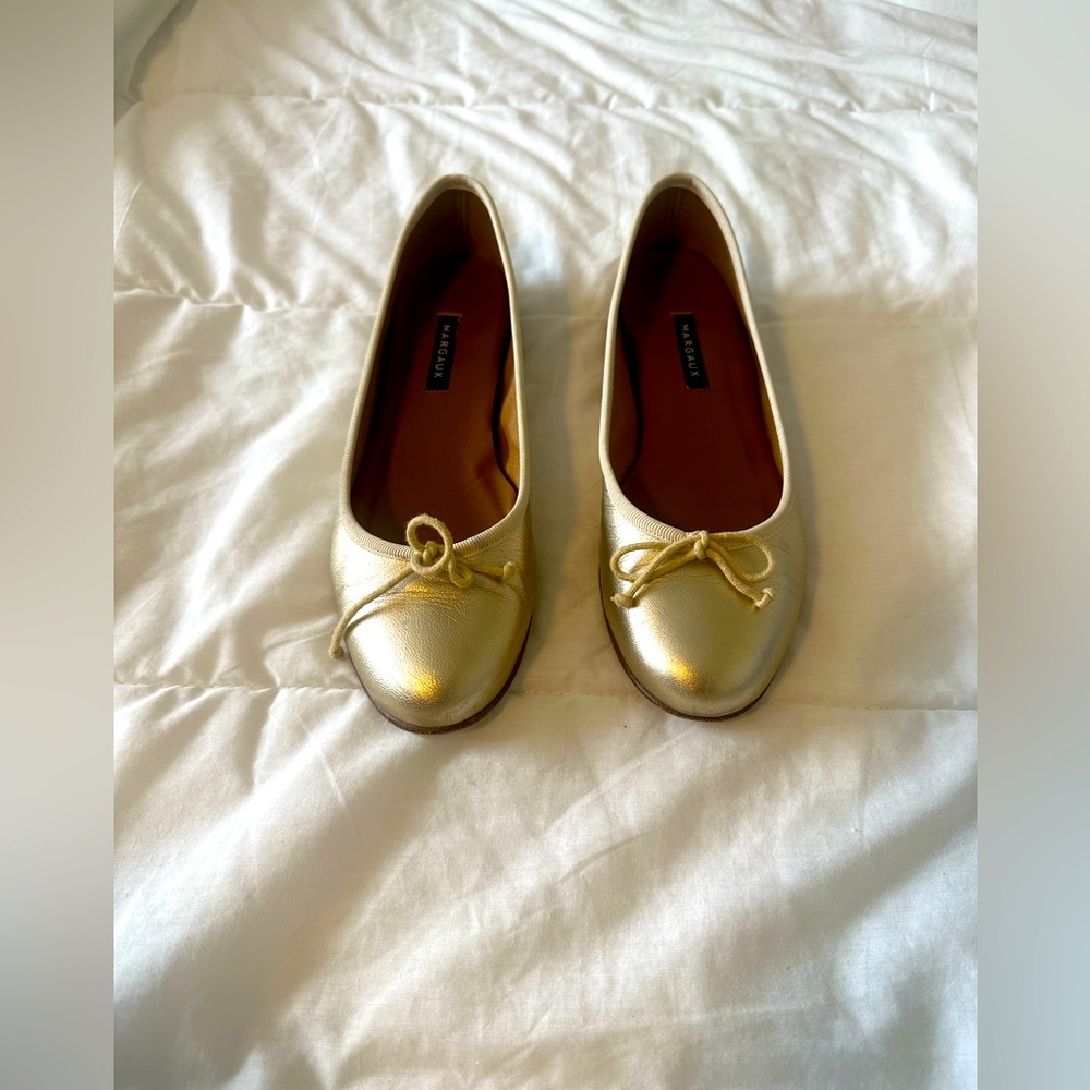 Margaux Demi Flat in Platinum